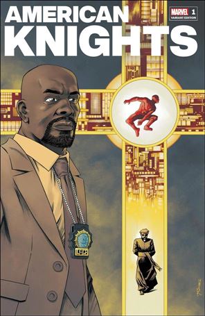 Heroes Reborn: American Knights issue 1-B Declan Shalvey Cover