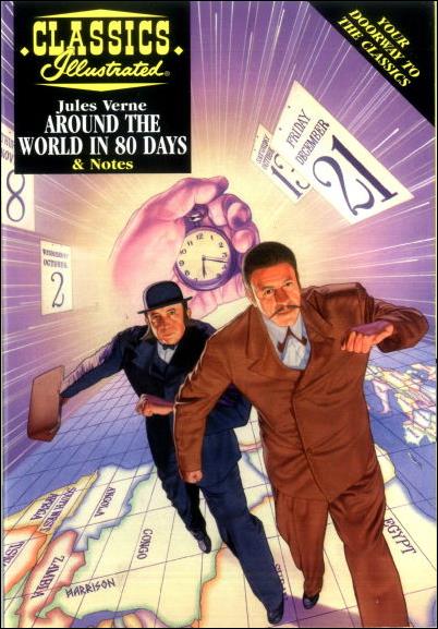 Classics Illustrated Study Guides issue 55 Around the World in 80 Days