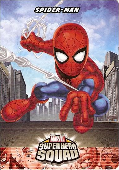 Marvel Super Hero Squad (Pop-Up Subset) card 3 Spider-Man