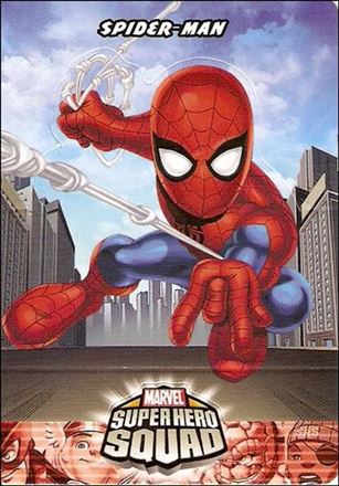 Marvel Super Hero Squad (Pop-Up Subset) card 3 Spider-Man