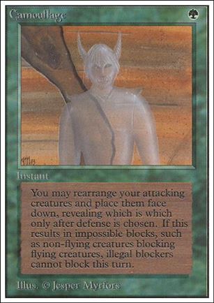 Magic the Gathering: Unlimited (Base Set) card 188 Camouflage