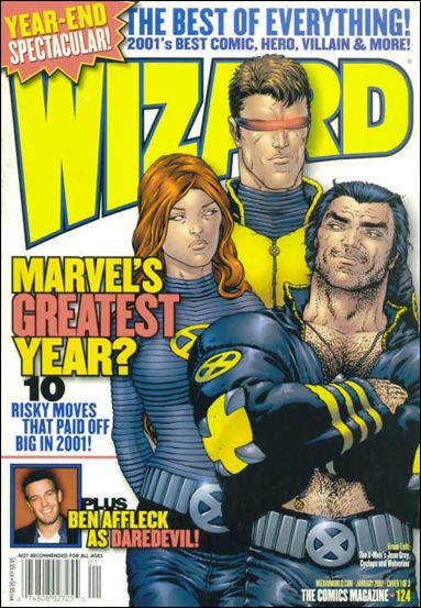 Wizard: The Comics Magazine issue 124-B Frank Quitely X-Men Cover