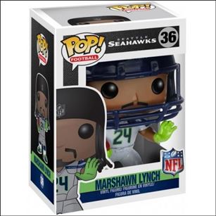 Pop! Football (NFL) figure 36 Marshawn Lynch