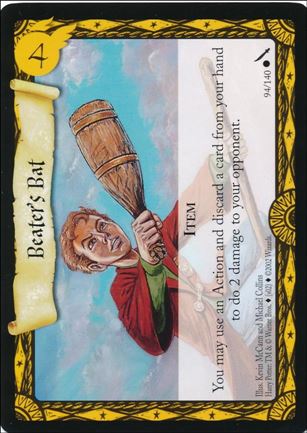 Harry Potter: Chamber of Secrets (Base Set) card 94 Beater's Bat