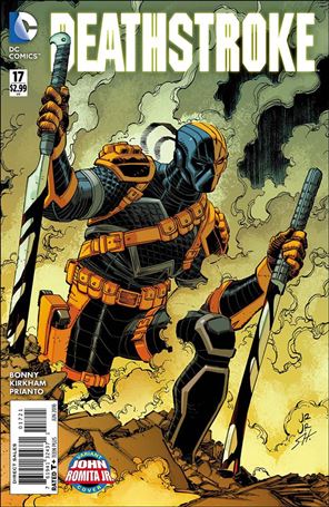 Deathstroke (2014) issue 17-B John Romita Jr. Cover