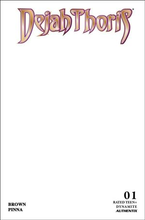 Dejah Thoris (2023) issue 1-H Blank Authentix Cover