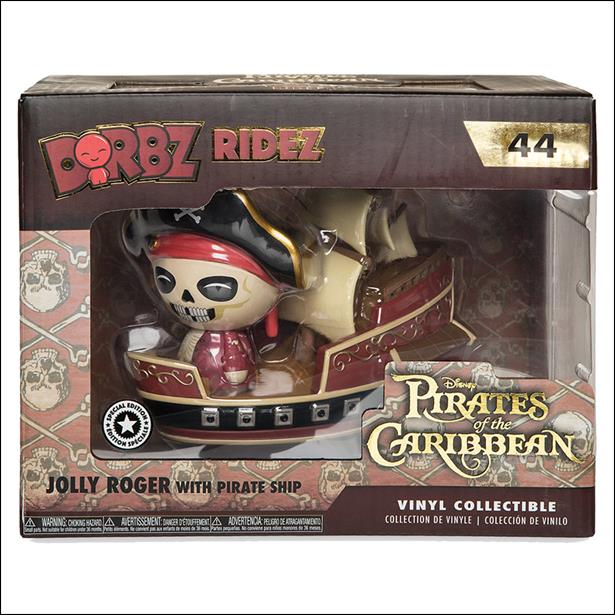 Dorbz Ridez figure 44 Jolly Roger with pirate ship