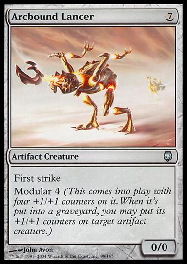 Magic the Gathering: Darksteel (Base Set) card 98 Arcbound Lancer