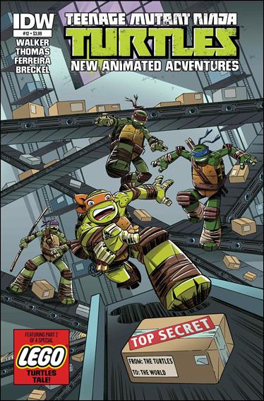 Teenage Mutant Ninja Turtles New Animated Adventures issue 12 Dario Brizuela Cover