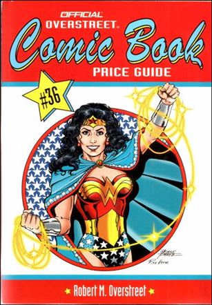 Official Overstreet Comic Book Price Guide issue 36-B George Perez Wonder Woman Cover
