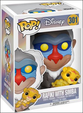 POP! Disney figure 301 Rafiki with Simba
