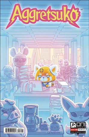 Aggretsuko issue 6-B George Caltsoudas Cover