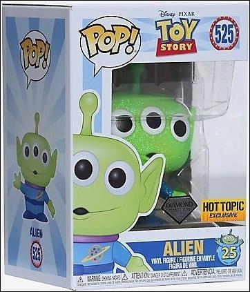 POP! Disney figure 525-C Alien (Diamond Collection) Hot Topic Exclusive