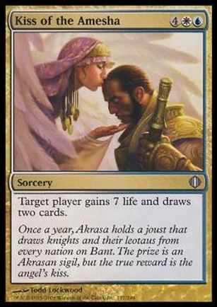 Magic the Gathering: Shards of Alara (Base Set) card 177 Kiss of the Amesha