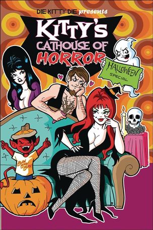 Die Kitty Die Presents: Kitty's Cathouse of Horror issue 1 Dan Parent Cover