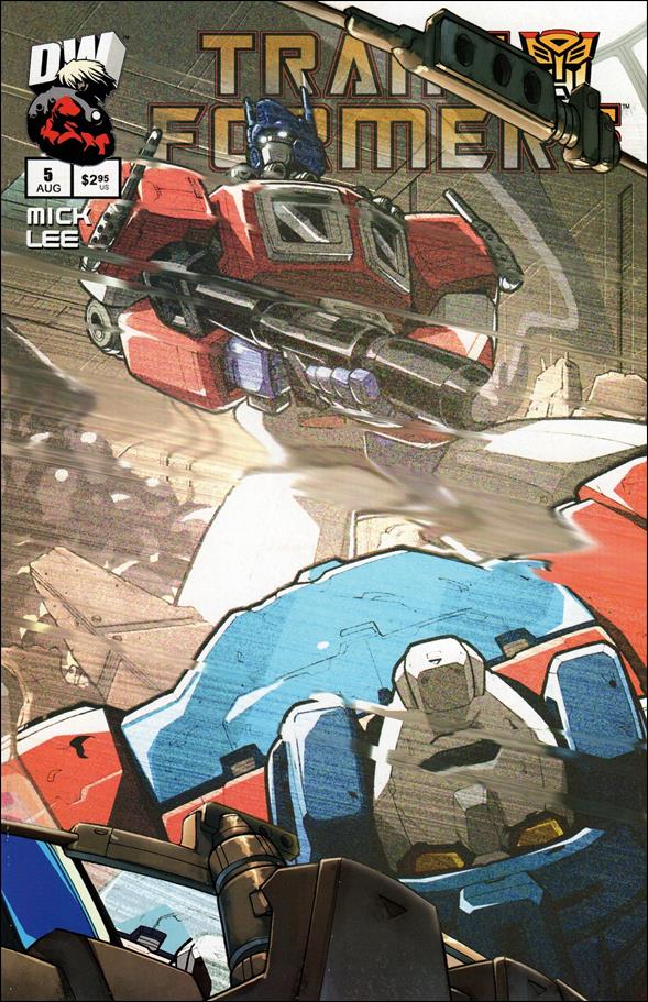 Transformers: Generation 1 (2003) issue 5-B Autobots "Right Side" Cover