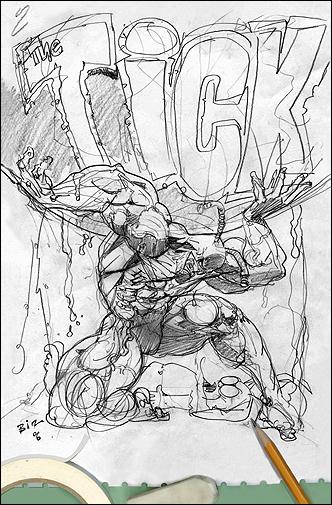 Tick's 20th Anniversary Special Edition issue 1-C Simon Bisley Sketch Cover