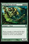 Magic the Gathering: Worldwake (Base Set) card 107 Leatherback Baloth