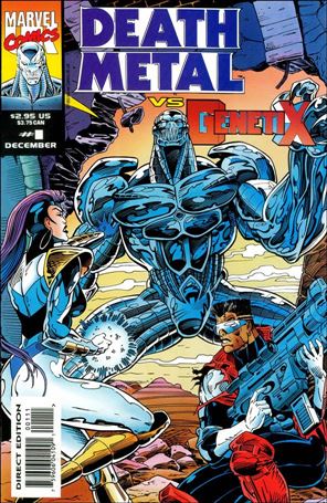 Death Metal vs Genetix (UK) issue 1-B Unbagged Wraparound Cover