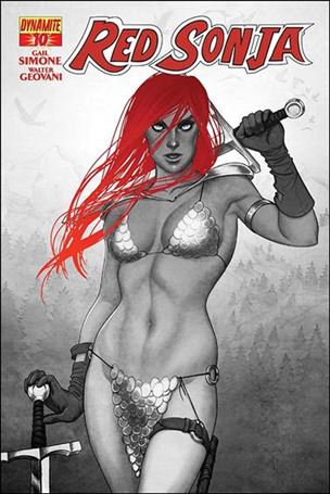 Red Sonja (2013) issue 10-D Jenny Frison 1:15 Black and White Cover