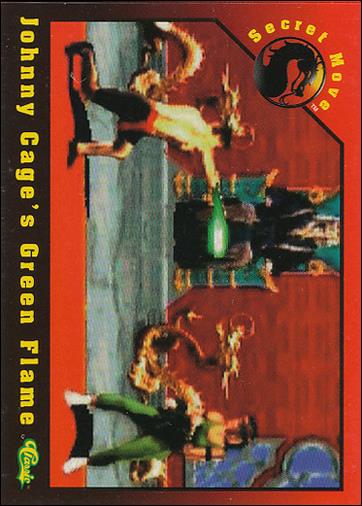 Mortal Kombat (Base Set) card 59 Johnny Cage's Green Flame