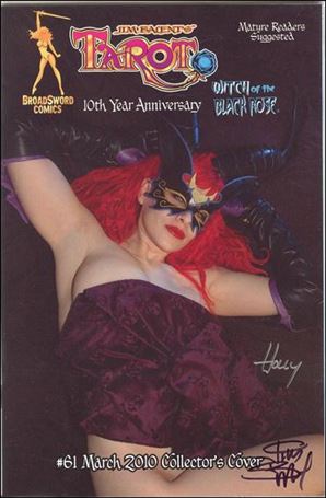 Tarot: Witch of the Black Rose issue 61-C 10th Anniversary Signed Photo Cover w/COA 1/1000