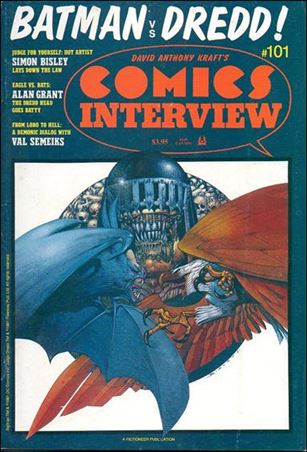 David Anthony Kraft's Comics Interview issue 101 Batman vs Dredd!