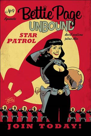 Bettie Page: Unbound issue 9-B Scott Chantler Cover