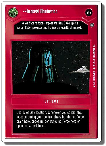 Star Wars: Hoth Revised (Base Set) card 20 Imperial Domination