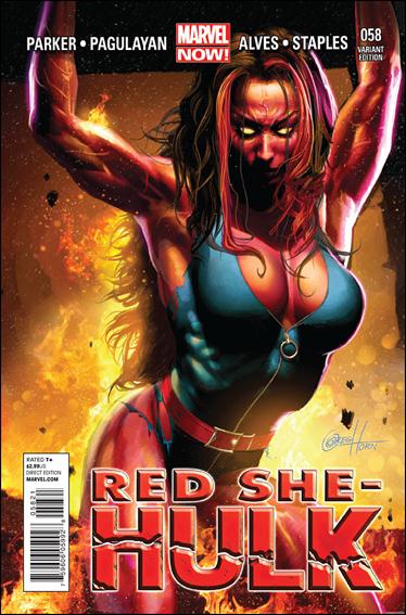 Red She-Hulk issue 58-C Greg Horn 1:50 Cover