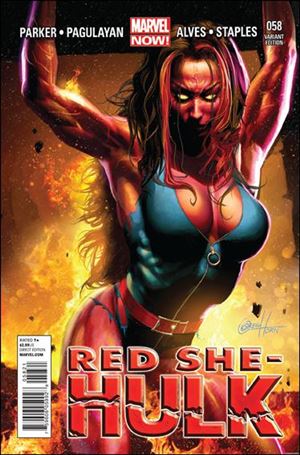 Red She-Hulk issue 58-C Greg Horn 1:50 Cover