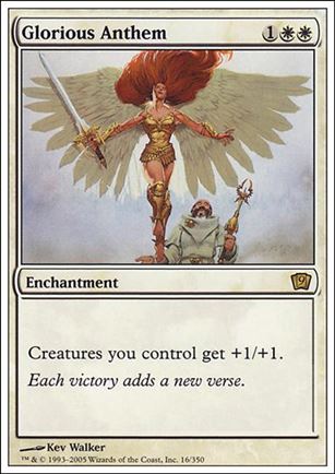 Magic the Gathering: 9th Edition (Base Set) card 16 Glorious Anthem