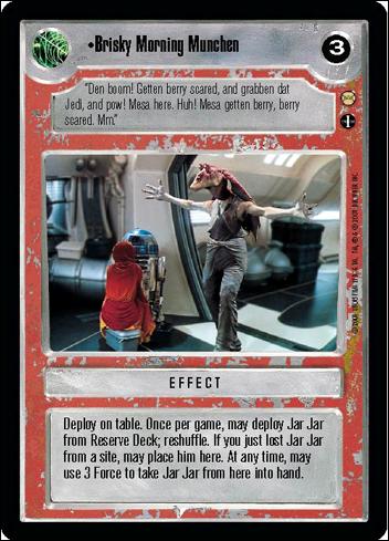 Star Wars: Tatooine Limited (Base Set) card 65 Brisky Morning Munchen