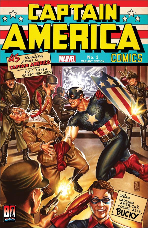 Captain America Anniversary Tribute issue 1-B Mark Brooks Cover