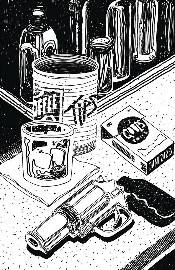Night People issue 3-D Dani Strips 1:15 B/W Virgin Cover