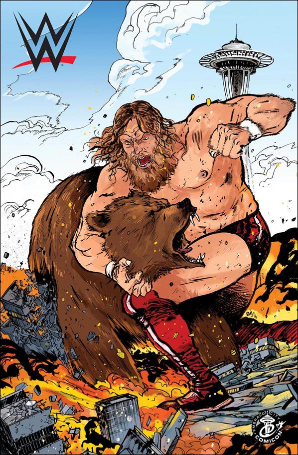 WWE issue 1-R Daniel Warren Johnson ECCC Cover