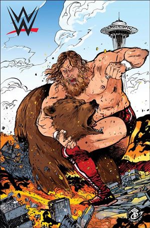 WWE issue 1-R Daniel Warren Johnson ECCC Cover
