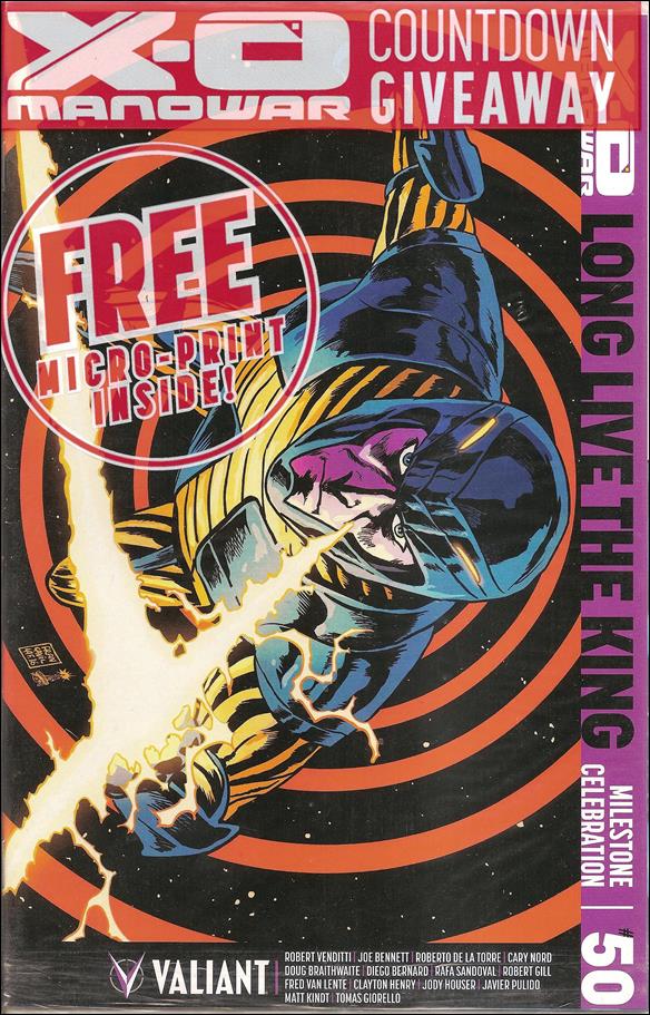 X-O Manowar (2012)  issue 50-F Polybagged Francesco Francavilla Cover