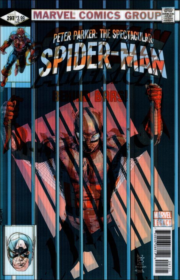 Peter Parker: The Spectacular Spider-Man issue 297-B Paulo Siqueira Lenticular Homage Cover