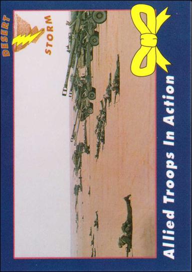 Operation Yellow Ribbon Desert Storm Trading Cards (Base Set) card 21