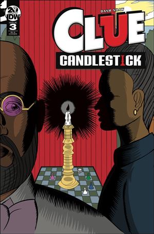 Clue: Candlestick issue 3-B Dash Shaw 1:10 Connecting Cover
