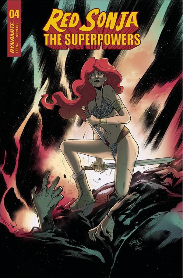 Red Sonja: The Superpowers issue 4-F Emilliana Pinna Cover