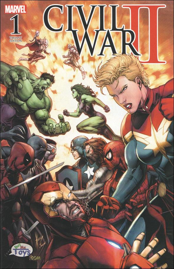 Civil War II issue 1-U Dale Keown Buy Me Toys Cover
