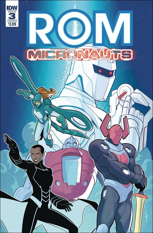 Rom & The Micronauts issue 3-B Chris Evenhuis Cover