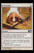 Magic the Gathering: 2011 Core Set (Base Set) card 11 Condemn