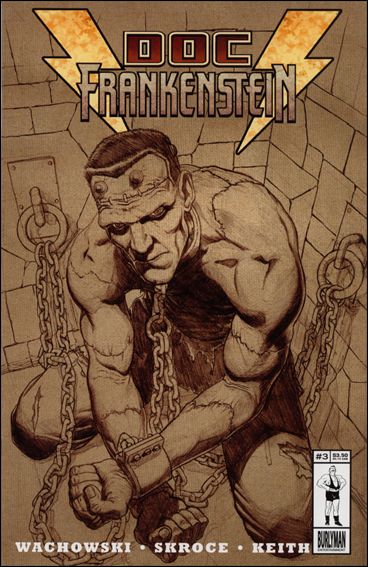 Doc Frankenstein issue 3-B Sketch Cover