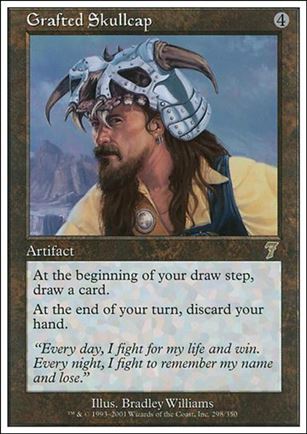 Magic the Gathering: 7th Edition (Base Set) card 298 Grafted Skullcap