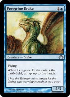 Magic the Gathering: Planechase 2012 Edition (Base Set) card 22 Peregrine Drake