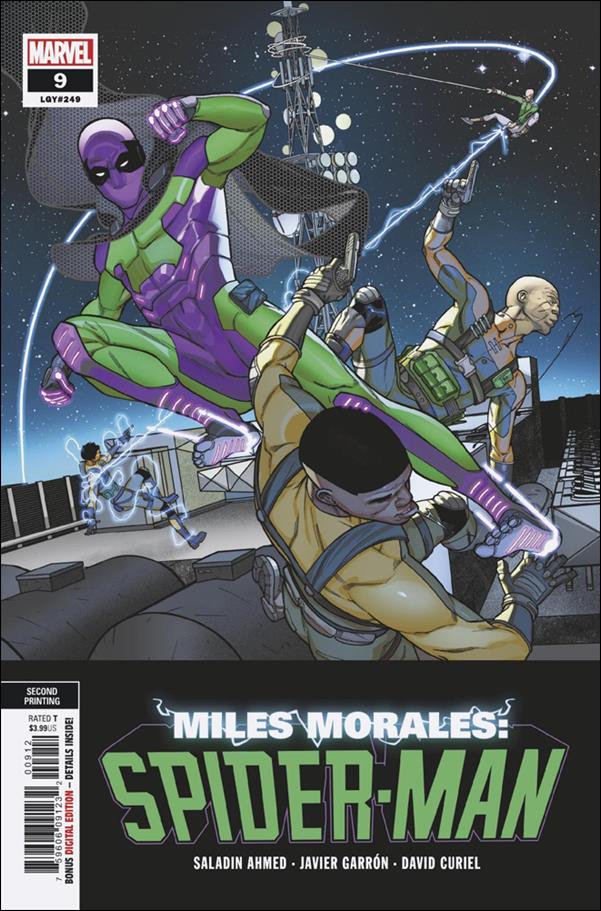 Miles Morales: Spider-Man (2018) issue 9-C Javi Garron Cover (2nd Printing)