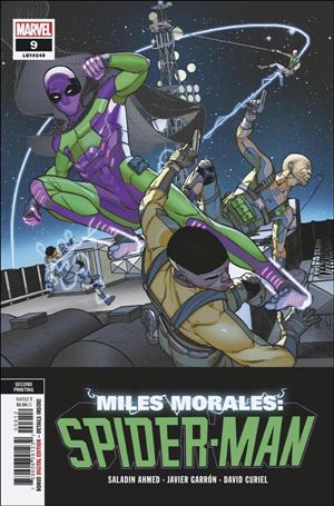Miles Morales: Spider-Man (2018) issue 9-C Javi Garron Cover (2nd Printing)